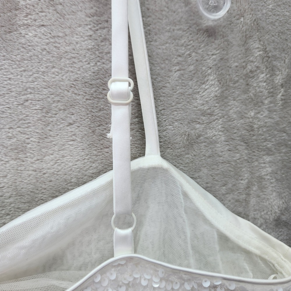 ON 34TH Womens XL Cannoli Cream Sequin Cami Tank Top Holiday Evening‎ Party New - Picture 9 of 9